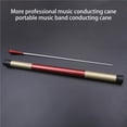 thumbnail image 4 of Inteprter Bastón de música de 38cm/14,93 pulgadas, plástico de con tubo de almacenamiento, director de banda, bastón para orquesta, concierto, Cables de audio/vídeo, 4 of 6