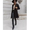 thumbnail image 4 of Abrigo De Lana Con Solapa Para Mujer Otoño E Invierno., 4 of 8
