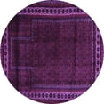 thumbnail image 1 of Ahgly Company Indoor Round Persian Purple Traditional Area Rugs, 8' Round, 1 of 4