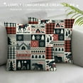 thumbnail image 3 of Camping Throw Pillow Covers for Kids Adult,Red Grey Check Pillow Covers ,Vintage Cushion Covers, Camper Decorative Pillow Covers, 3 of 5