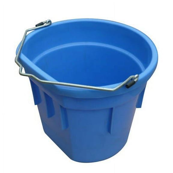 Master Rancher 20 QT Blue Flat Sided Utility Bucket Polyethylene Resin, Each