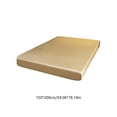 thumbnail image 4 of MTBLYS 150X200 Silk Fitted Sheet Ice Silk Bed Sheet Washed Mattress Cover Elastic Deep Pocket Polyester 78.74X59.05 Inch Stretch Fitted Sheet for All Night Security, 4 of 7