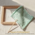 thumbnail image 3 of Handcrafted Wooden Blocking Mini Knitting Board, Wooden Knitting Board Board, Knitting Looms Wooden Square DIY Weaving Tool for Making Mats, Scarves, Hats, Headbands, Shawls, 3 of 7