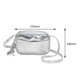 thumbnail image 3 of Bolsa De Hombro Bolsa de viaje con borla cuadrado pequeño informal correa ajustable para vacaciones de fin de semana Tmvgtek Para Estrenar, 3 of 9