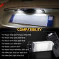 thumbnail image 6 of AUTOXBERT for NISSAN SENTRA 2011 2012 Parts Canbus License Plate Lamp Tuning Assembly 2Pcs, 6 of 8