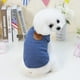 thumbnail image 2 of Camisa de verano de moda para mascotas, ropa para perros pequeños, gatos y mascotas, chaleco estilo coreano Blue L, 2 of 9