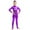 Purple, variant on HAOTAGS One Piece Dance Jumpsuits for Girls, Long Sleeve Gymnastics Bodysuits for Kids Silver 7-9 Years