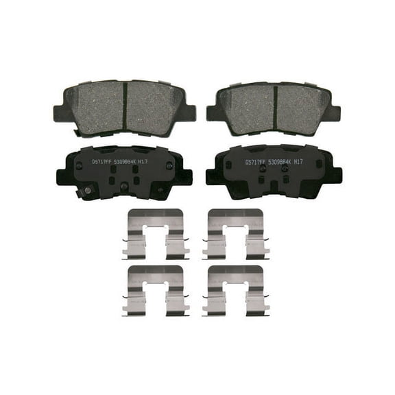 Rear Brake Pad Set - Compatible with 2017 - 2020 Kia Soul 2018 2019