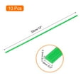 thumbnail image 2 of Uxcell 10pcs 13 Inch Plastic Welding Rods PE Welding Strips Welder Rods for Plastic Welder, Car Bumper, Kayak Repair, Green, 2 of 5