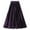 Dark Purple, variant on KHONTS Women's Elastic-Waist Accordion Pleated Metallic Long Party Skirt Yellow One Size