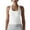 White, variant on Timegard Yoga Tops for Women U Neck Sleeveless Racerback Stretch Workout Running Tank Top Solid Color