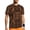 1, variant on T Shirt For Men Brown Snakeskin Running Summer Animal Print Fun Fashion Tshirt For Man Graphic Cloth