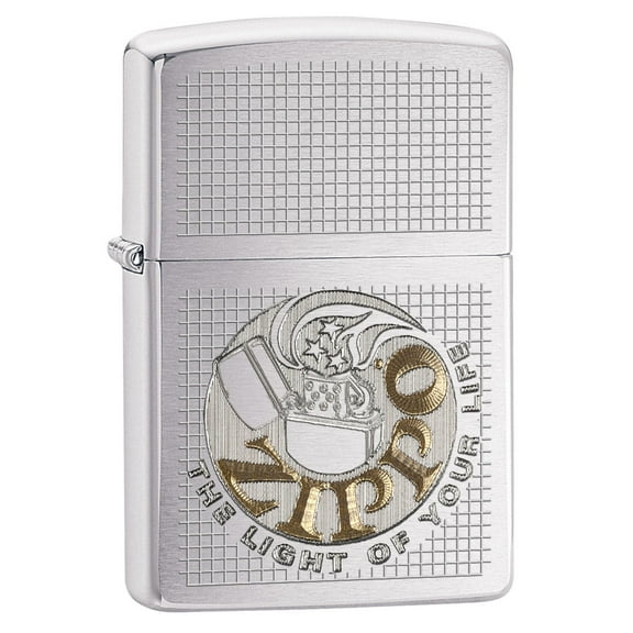 Zippo Lighter: The Light of Your Life - Brushed Chrome 81604