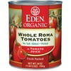 Eden Whole Tomatoes, Peeled, Organic, 28 Ounce (Pack of 6)