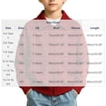 thumbnail image 3 of Atogsazn Kids Boys Waffle Full Zip Hoodies Childrens Casual Long Sleeve Collared Jacket Fall Winter Tops Outerwear Red 13-14 Years Fashion, 3 of 9
