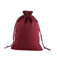 thumbnail image 1 of Bolsa de arpillera Natural con cordón, bolsa de regalo de yute, varios tamaños, organizador de joyería, boda, dulces, día de Navidad, bricolaje, 10 unidades, 1 of 4
