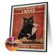thumbnail image 1 of Cuadros Decorativos 5D DIY diamante pintura gato abstracto completo redondo taladro mosaico Kit cuadro de pared Tmvgtek embutido en tela, 1 of 9