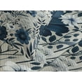 thumbnail image 3 of Ambesonne Navy Blue Quilted Bedspread Set 3 Pcs, Moon Phases and Flowers, King Size, Night Blue Pale Grey, 3 of 4