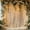 Champagne, variant on White 10ft x 10ft Tulle Curtain Backdrop with 300 LED Fairy Lights for Event Decor