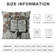 thumbnail image 5 of SHANXI Book Decorative Pillowcase Throw Pillow Cover, Modern Art Women Body Flowers for Sofa Bed Room Home Bohemia Decor Pillow Case 20x20in, 5 of 5