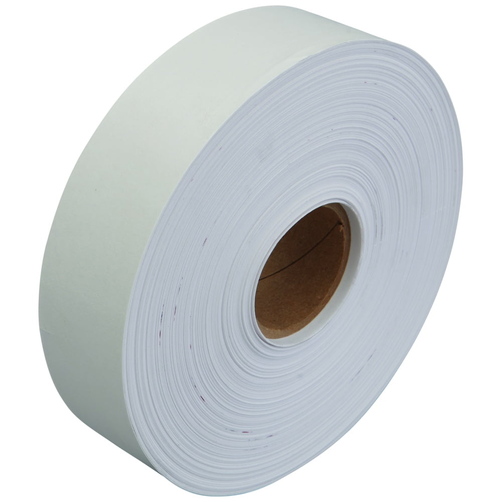 Light-Duty Grade Paper Tape, White, 1.5" X 375', 12 rolls