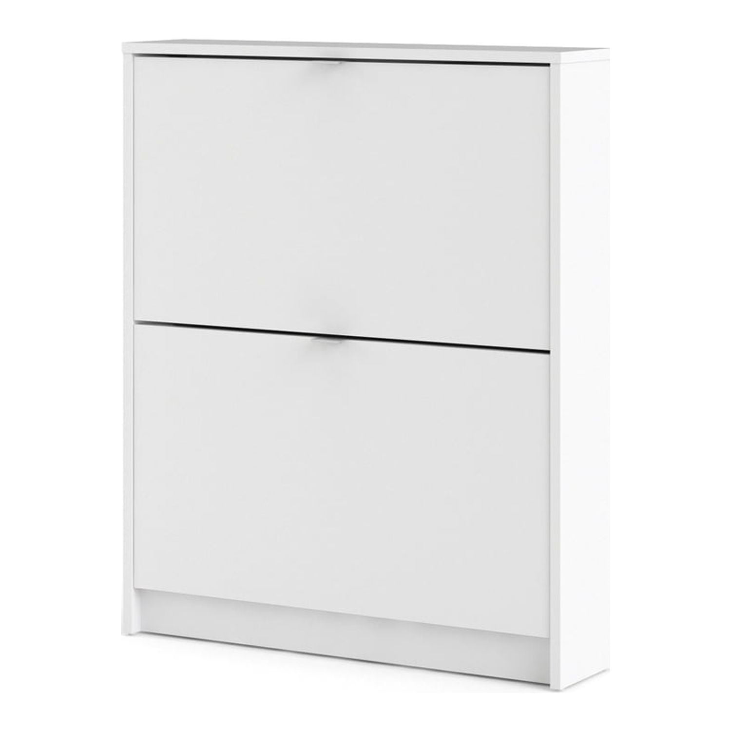 Tvilum Bright 2 Drawer Shoe Storage Cabinet, White