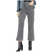 J Brand Women's Joan High-Rise Crop In Sleepwalker Casual Pants Gray Size 27