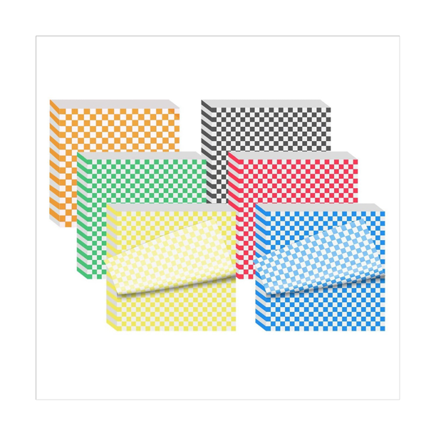 ckepdyeh 240PCS Checkered Waxed Paper Dry Paper Sheets Food Paper Wraps