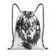 thumbnail image 1 of Fotbe Majestic Wolf Landscape Bolsa Mochila con Cordón Estampada, Bolsa de Gimnasio Deportiva, Bolsa Cinch, Bolsa con Cordón para Hombres y Mujeres-Medium, 1 of 6