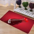 thumbnail image 1 of Coke Coca Cola Rug Mat Floor Door Home Flannel entrance carpet, 1 of 1