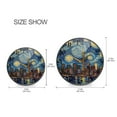 thumbnail image 6 of WOBOGO City Night View Acrylic Wall Clock Battery Operated 9.5in Silent No Tick Bedroom Living Room Office Classroom Decoration, 6 of 10