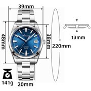 ADDIESDIVE Automatic Watch for Men NH35A Selfwinding Movement Casual Watch Curved Glass BGW9 Luminous Diver Wtches 100M Waterproof