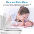 thumbnail image 4 of Luku Toilet Seat with Toddler Seat Built in, Potty Training Toilet Seat Round Fits Both Adult and Child, 4 of 7