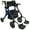 Blue, variant on LivingSURETM Dual Function Transport Chair and Rollator XL, Blue
