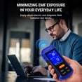 thumbnail image 4 of Detector portátil recargable EMF Meter KENMIC LCD azul, 4 of 7