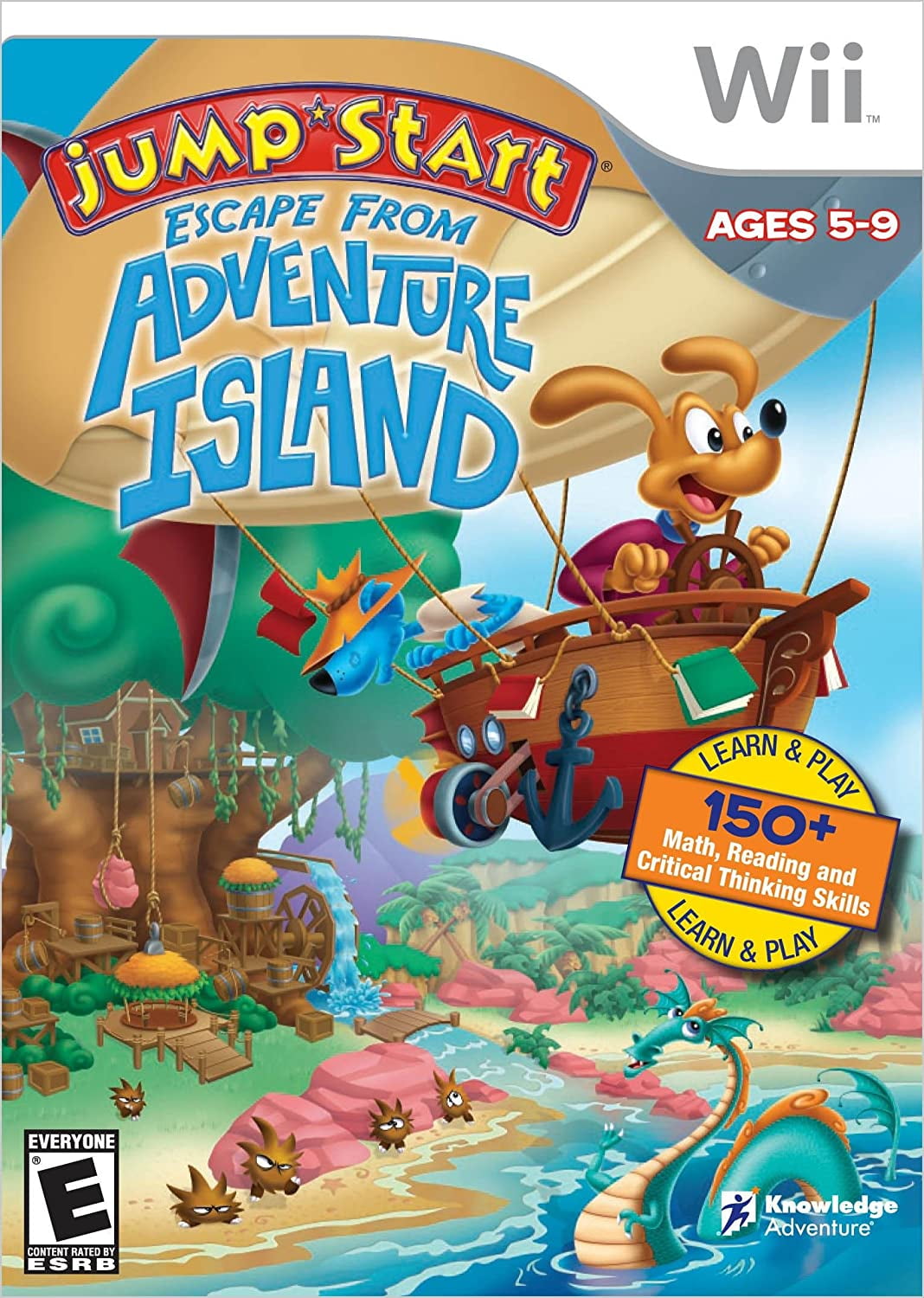 Jumpstart Escape Adventure Island Nintendo Wii First True Educational Product For The Wii For Kids Ages 5 9 By Brand Knowledge Adventure Walmart Com