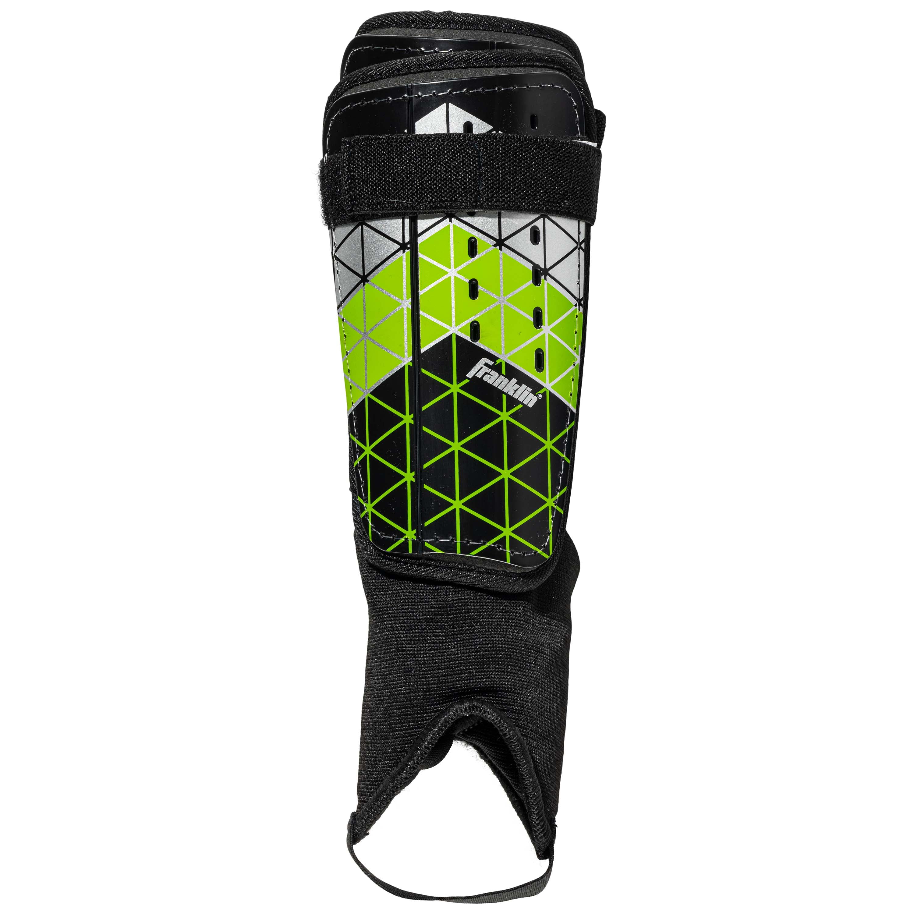 Kids Mens Athletic Soccer Football Shin Guards Pads Shinguard Ankle Protector 