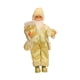 thumbnail image 3 of Figura de Papá Noel, muñeco, adorno para fiesta de Navidad, decoración navideña, coleccionable, de pie Amarillo, 3 of 9