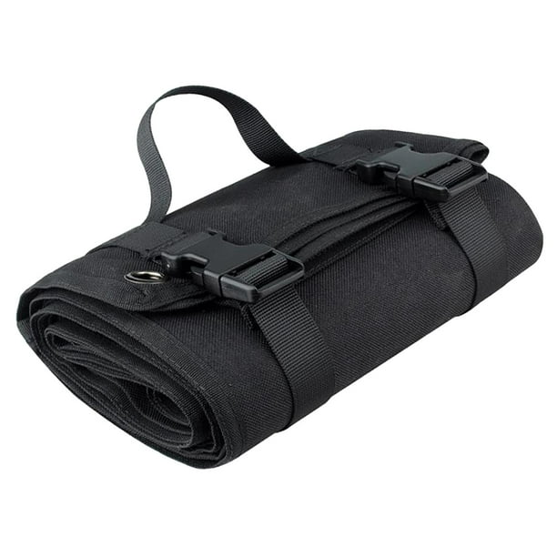 Manta de picnic impermeable y antideslizante para caza Negro