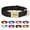 Black, variant on Pet Artist Personalized Durable Nylon Dog Collars Soft Padded Waterproof Name Number Engraved Metal Buckle for Small/Medium/Large Breeds