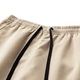 thumbnail image 6 of Aimik Men's Modern Cargo Shorts Contrast Drawstring Flap Pockets Breathable Summer Shorts for Beach Vacation Daily Wear, 6 of 6