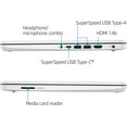 thumbnail image 5 of HP Stream 14 HD(1366x768) Laptop, Intel Celeron N4120, 2-Core,2.6 GHz, 8GB DDR4 RAM, 128GB Storage(64GB eMMC+64GB Card), WiFi, Webcam, Bluetooth, 1-Year Microsoft 365, Win11, Snow White, W/GaLiMu, 5 of 5