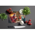 thumbnail image 3 of German Shepherd and Santa Claus Glass Cutting Board 12 in x 15 in, 3 of 5