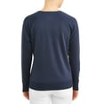 thumbnail image 2 of Time and Tru Women's Athleisure Women's Fleece Sweatshirt, 2 of 4