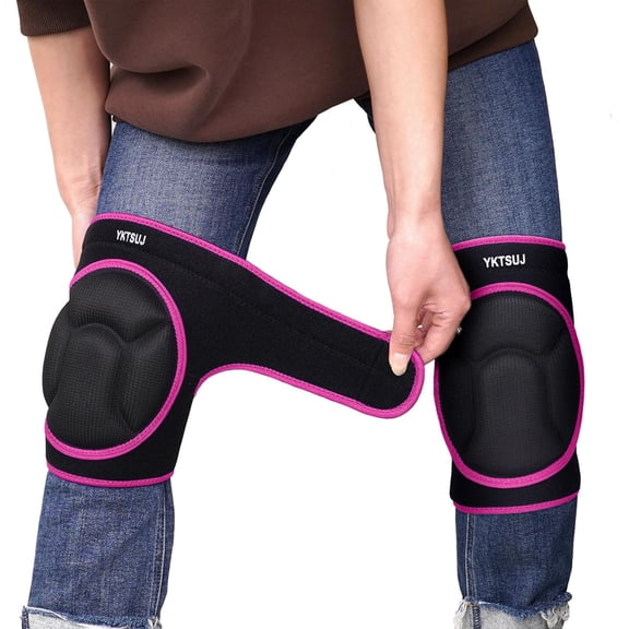 Women Men Knee Pad Suitable for House Working, Floor and Carpet Cleaning, Gardening Maintain, Construction Work, High Elastic Fabric Men Knee Pads Protect Knee Safety