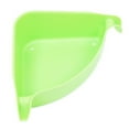 thumbnail image 1 of Estantes triangulares con ventosa para esquina de pared de cocina y baño (verde), 1 of 5