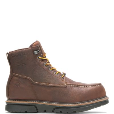 

Wolverine I-90 DuraShocks Moc-Toe 6 Work Boot Men Brown