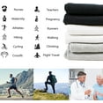 thumbnail image 2 of Goyoma Diabetic Socks Men's & Women Crew Cotton Style,Breathable Cotton - Loose Fitting Design,3,6,12 Pairs Lot,Black/White/Gray Color,Size:9/13, 2 of 4