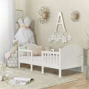 Dream On Me Portland 3 in 1 Convertible Toddler Bed, White