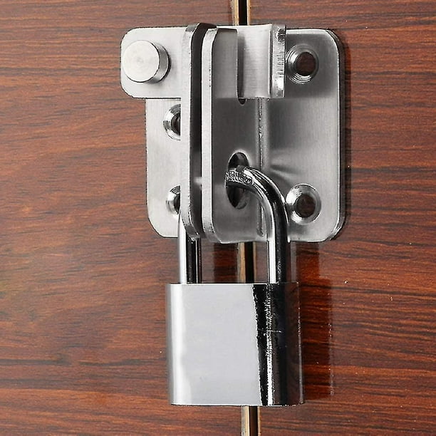 Cerrojo De Puerta Con Cierre De Seguridad De Acero Inoxidable De 4 Pulgadas, Cierre De Cerrojo